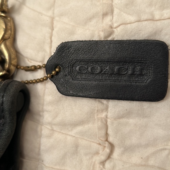 Vintage Coach Station Willis Bag in black - Picture 4 of 14